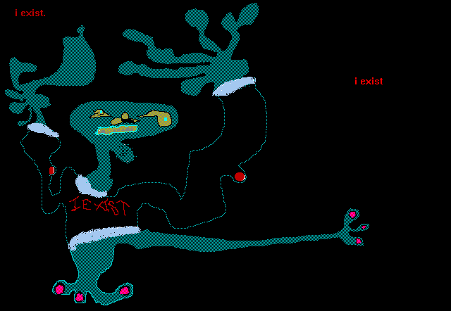 eeek! a scary alien! by catherine stinson