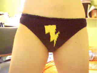 lightning bolt bikini bottom